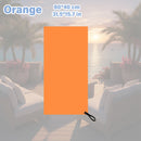 Toalla de microfibra de doble cara de 40x80cm de secado rápido - Toalla absorbente para gimnasio, playa y viajes con lazo para colgar y bolsa de almacenamiento