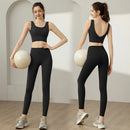 Ropa Deportiva para Mujer: Conjunto de Sujetador y Top de Yoga de Alta Intensidad Antichoque y Antideslizante para Correr, con Efecto Push-Up