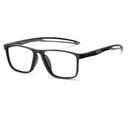 Gafas deportivas cuadradas para hombre y mujer, lentes de lectura con luz azul, graduadas, ópticas, enfoque único, presbicia, + 4,75