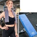 Toalla de gimnasio Toalla deportiva de microfibra para hombres y mujeres, toalla súper suave y de secado rápido, para tenis, yoga, ciclismo, natación