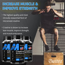 Instinct Blue – Creatina Monohidrato 3000mg | Masa Muscular y Rendimiento | Generación Energía