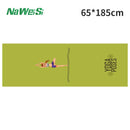 Instinct Blue – Esterilla Yoga Terciopelo Doble Cara | Antideslizante Plegable | Playa y Fitness