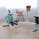 Máquina de remo con resistencia de aire autogenerada - Equipo de fitness cardiovascular para gimnasio en casa, entrenamiento de cuerpo completo