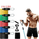 Instinct Blue – Bandas Resistencia Látex con Tobillera | Expander Elástico | Gym y Casa