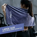 Toalla de Secado Rápido para Fitness, 42*95cm, Microfibra, Gimnasio, Yoga, Entrenamiento, Natación, Tenis, Playa, Jogging, Antideslizante, Deportiva, Absorbente de Sudor