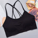 Instinct Blue – Top Deportivo Mujer Sin Costuras | Yoga y Fitness | Sin Aros