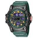 SMAEL-relojes deportivos a prueba de agua, cronómetro, reloj despertador, relojes de pulsera de cuarzo, moda joven, envío directo, 8086