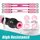 Kit de barra de resistencia portátil – Equipo de gimnasio en casa portátil de 140 libras para entrenamiento de fitness de cuerpo completo