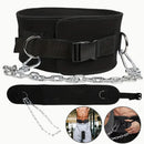 Cinturón con peso para entrenamiento en interiores, para dominadas en barra simple y doble, cinturón de pesas para entrenamiento de fuerza, unisex