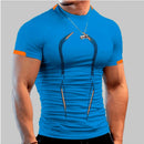 Instinct Blue – Camiseta Running Hombre | Secado Rápido | Transpirable