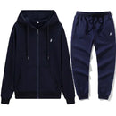 Sudaderas Clásicas y Pantalones Deportivos para Hombre para Otoño e Invierno, Ideales para Fitness Informal, Conjuntos Deportivos Cálidos y Casuales en A