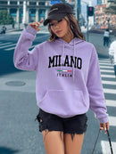 Instinct Blue – Sudadera con Capucha Mujer Y2K | Moda Streetwear | Pullover Rosa Casual