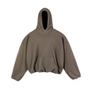 Sudadera con capucha de gran tamaño para hombre, Jersey holgado de diseño de Hip Hop, Color sólido