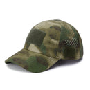 Gorra de béisbol de camuflaje Unisex para exteriores, gorra con protección solar transpirable para caza, senderismo, correr, pescar y acampar