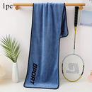 Toalla deportiva de fibra ultrafina para gimnasio, toalla de absorción de sudor para Yoga, toalla de secado rápido para ejercicio y playa, 30x110cm, 1 ud.