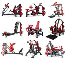 Equipo de fuerza de gimnasio para empujar el pecho y entrenamiento de espalda alta y dispositivo de postura tumbada, flexión de piernas multifuncional comercial