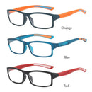 Gafas de lectura deportivas ultraligeras para hombre y mujer, lentes ópticas para presbicia, antiluz azul, visión lejana, dioptrías + 100 + 400