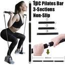Banda elástica de resistencia para botín de Fitness, 300lb, entrenamiento para entrenamiento en casa, ejercicio, deporte, gimnasio, conjunto de arnés con mancuernas, equipo expansor