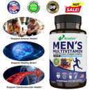 Suplemento multivitamínico multimineral para hombres Vitamina ABCDEK Magnesio Calcio Zinc para reponer energía y promover la salud general
