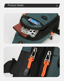 Instinct Blue – Mochila Hombre Senderismo Impermeable | Bandolera | Bolso Pecho Viaje