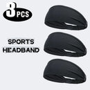 1/3 uds. de diademas deportivas para hombre y mujer, bandas elásticas suaves para el cabello, para gimnasio, yoga, deportes al aire libre, bandas para el sudor.
