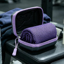 Toalla refrescante, toalla transpirable, toalla deportiva con caja de almacenamiento, toalla de yoga, toalla de gimnasio para actividades en interiores y exteriores