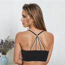 Instinct Blue – Top Deportivo Mujer Sin Costuras | Yoga y Fitness | Sin Aros