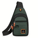 Instinct Blue – Mochila Hombre Senderismo Impermeable | Bandolera | Bolso Pecho Viaje