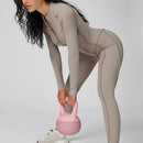 Peleles sexys para entrenamiento, mono con cremallera, monos deportivos de manga larga para mujer, trajes de gimnasio para correr y Fitness, chándal de una pieza, ropa deportiva