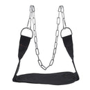 Cinturón grueso y resistente para levantamiento de pesas con cadena, cinturón de inmersión, barra para barbilla, Fitness, culturismo, gimnasio