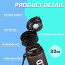 Instinct Blue – Botella Agua 1L Sport | Antigoteo | Gym Ciclismo y Viaje Outdoor
