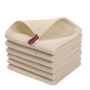 Toalla de algodón, paño de cocina absorbente suave, trapos para platos de cocina, panal, toalla de lavado de cara transpirable, paño de limpieza del hogar