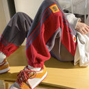 Instinct Blue – Pantalones Deportivos Hombre Hip Hop | Baggy Harajuku | Verano Casual