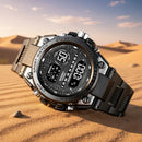 Reloj Deportivo para Hombres Estudiantes, Multifunción, Luminoso, con Alarma, Resistente al Agua, Reloj Digital LED para Hombre, Reloj de Pulsera Electrónico Deportivo