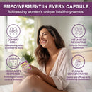 Suplemento Nutricional para Mujeres - Ayuda a Aliviar la Menopausia, Equilibrar el Sistema Endocrino, Apoyar la Energía y Mejorar el Estado de Ánimo