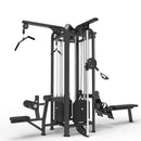 Equipo de fitness, máquina de gimnasio para levantamiento de pesas, entrenador multifunción, máquina interior de 4 estaciones