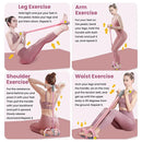 Instinct Blue – Banda Resistencia 4 Tubos con Pedal | Yoga | Abdomen Cintura y Brazos