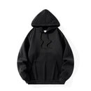 Sudaderas con capucha de lana para hombres y mujeres, ropa de calle deportiva informal, Jersey suelto de moda, Tops cálidos de Hip Hop, primavera y otoño, Color sólido