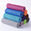 Toallas refrescantes de fibra ultrafina para cuello y rostro, absorbentes del sudor, suaves, transpirables, para gimnasio, yoga, camping, correr, fitness.