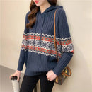 Instinct Blue – Sudadera Mujer Oversize Manga Larga | Moda Coreana | Estilo Emo Casual