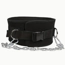 Cinturón con peso para entrenamiento en interiores, para dominadas en barra simple y doble, cinturón de pesas para entrenamiento de fuerza, unisex