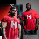 Instinct Blue – Camiseta Fitness Hombre | 100% Algodón | Corte Holgado