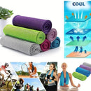 Toallas refrescantes de fibra ultrafina para cuello y rostro, absorbentes del sudor, suaves, transpirables, para gimnasio, yoga, camping, correr, fitness.