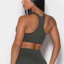 Sujetador deportivo para correr al aire libre, chaleco de fitness, cruz sexy con cuello colgante, top de alta gama