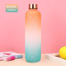 Instinct Blue – Botella Agua 1L con Marcador de Tiempo | BPA Free | Deporte y Viaje