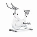 Bicicletas de Ejercicio Blancas y Negras para Bajar de Peso, Bicicletas de Ejercicio Silenciosas con Resistencia Magnética para Gimnasio en Casa