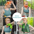 Toalla Refrigerante de Microfibra, Toalla Deportiva Estampada, Toallas Refrigerantes para el Cuello, Toalla de Hielo para Gimnasio, Yoga, Correr, Clima Cálido, Secado Rápido, Absorbe el Sudor