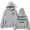 Instinct Blue – Sudadera Running Club Hombre Mujer | Fleece Oversize | Streetwear