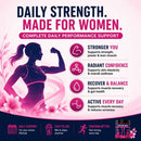 Instinct Blue – Creatina Monohidrato Mujer 5g | Colágeno + BCAA + Glutamina | Recuperación