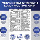 Suplemento multivitamínico para hombres: proporciona energía y resistencia apoya la salud y la vitalidad del corazón, del cerebro